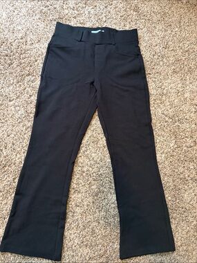 AEROSOLES Black Boot Cut Stretch Pants